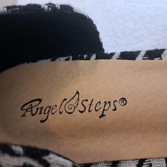 Angel Steps Houndstooth Flats Size 8M - Picture 4 of 6